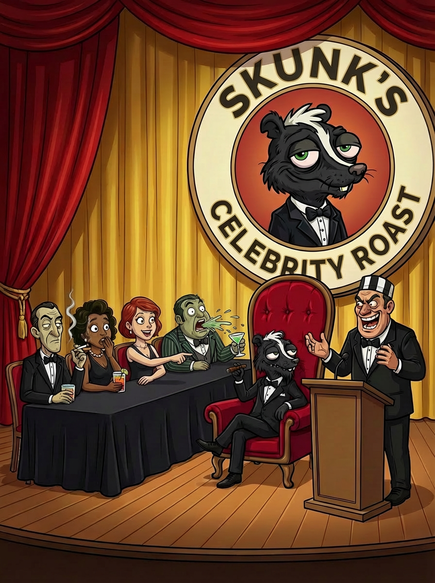 Celebrity Roast card art